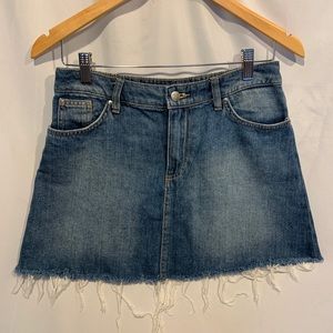 H&M denim mini skirt